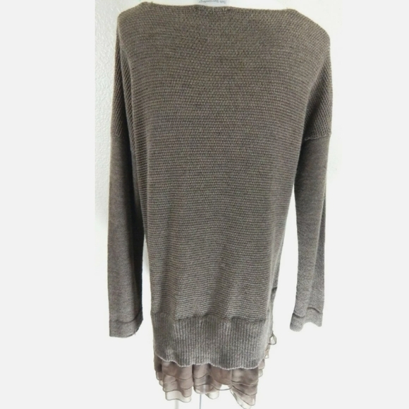 Soft Surroundings Provence Ruffle Tunic Sweater - Picture 3 of 3